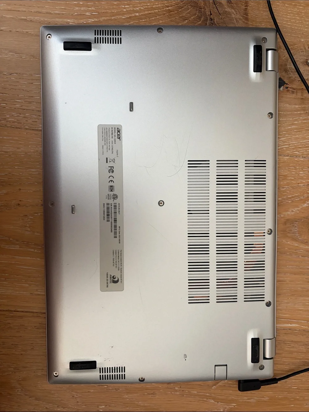Acer listing contains